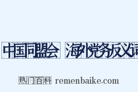 中国同盟会·海外党务反义词是什么意思的图片